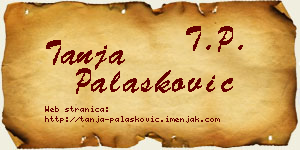 Tanja Palasković vizit kartica